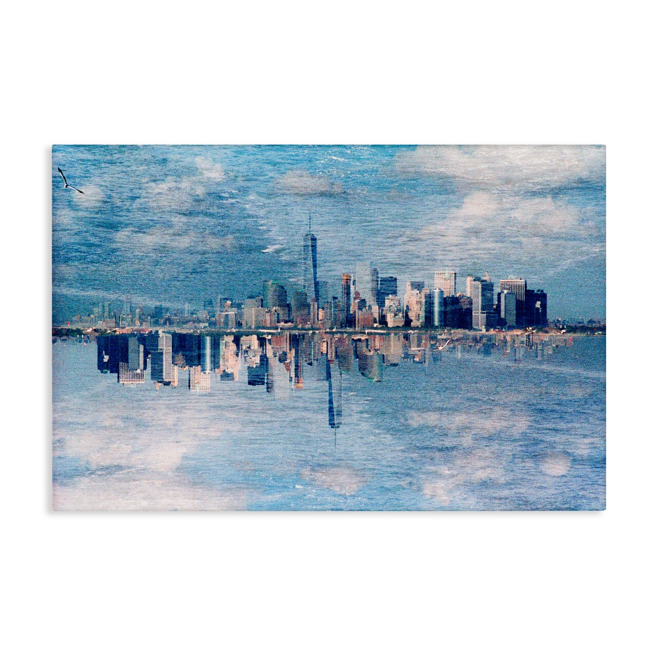 Stupell Industries City Skyline Reflection Canvas, design by Robin Vandenabeele